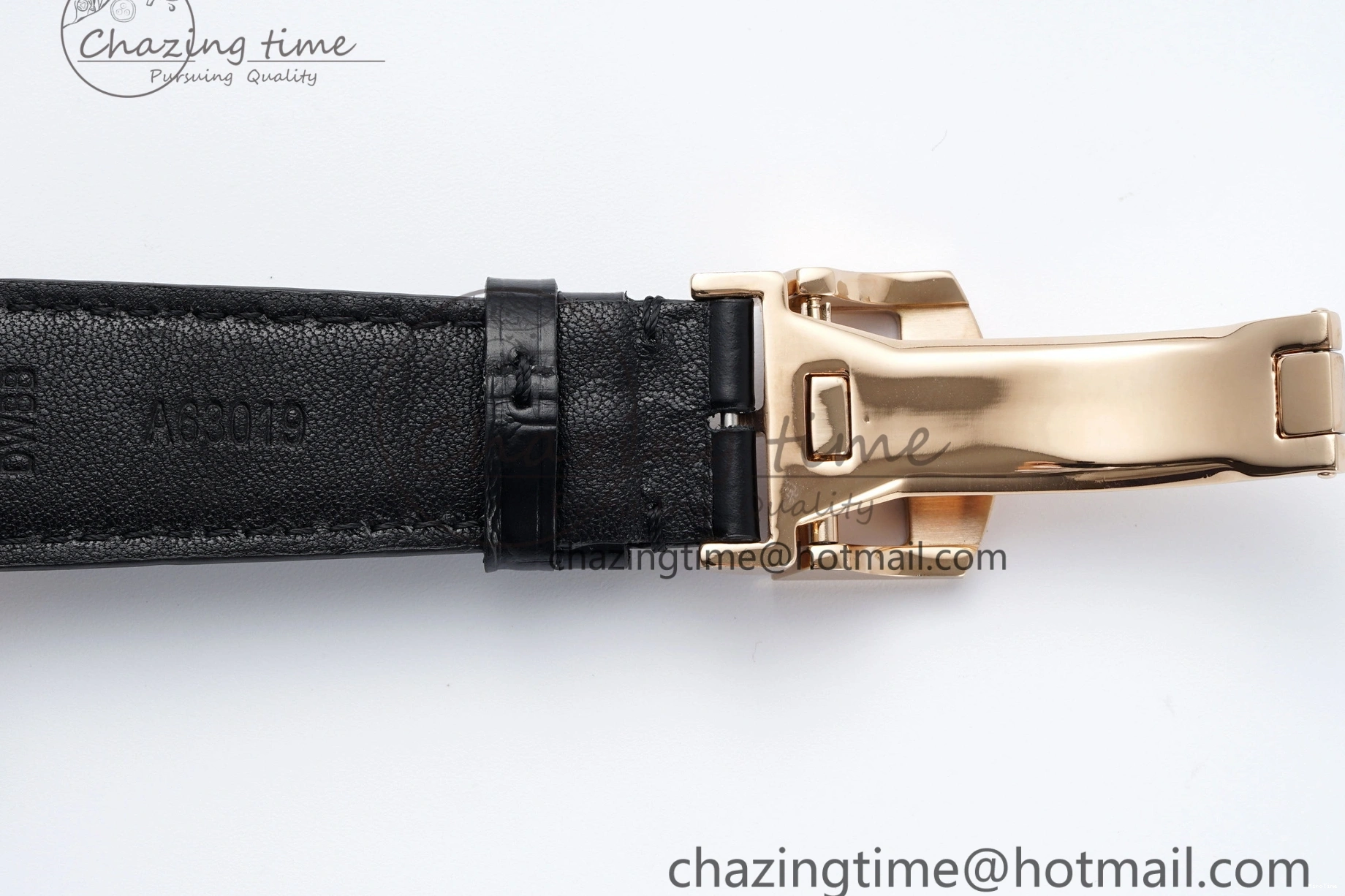 MIROTIME 1222 Portugieser Perpetual Calendar RG 5033 APSF 1:1 Best Edition White Dial on Black Leather Strap A52610 Clone TechFriendly 7043